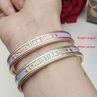 Dior Code Bangle Metal with Lacquer Gold