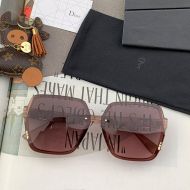 Dior D2122 Square Sunglasses In Brown
