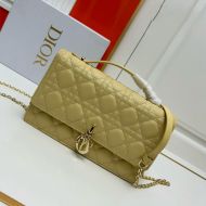 Small Miss Dior Top Handle Bag Cannage Lambskin Khaki